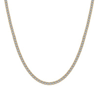 [Aethel]Delicate Round Shape Tennis Necklace