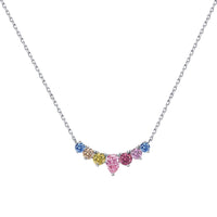 [Aethel]Dainty Colorful Heart Necklace