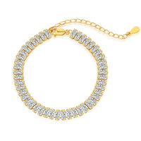 [Aethel]Exquisite Emerald Cut Daily Bracelet