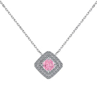 [Aethel]Sparkling Asscher Cut Necklace