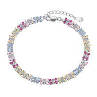 [Aethel]Radiant Colorful Emerald Cut Party Bracelet
