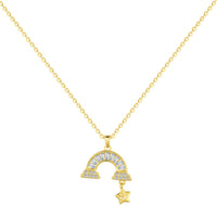 [Aethel]Unique Rainbow Star Necklace
