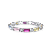 [Aethel]Lively In Shades Elegant Radiant Cut Daily Ring