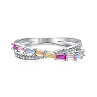 [Aethel]Energetic Elegant Radiant Cut Party Ring