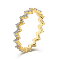 [Aethel]Delicate Enchanting Wave Shape Daily Ring