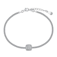 [Aethel]Luxurious Dazzling Square Shape Banquet Bracelet