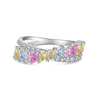 [Aethel]Unique Colorful Marquise Cut Daily Ring