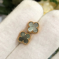 [Aethel]CLOVER MINI GOLD EARRINGS