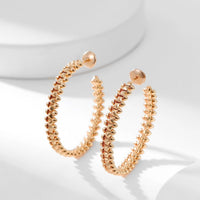 [Aethel]CLASH HOOP EARRINGS