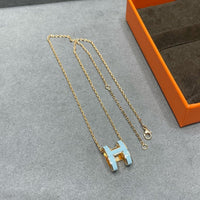 [Aethel]POP H SKY BLUE NECKLACE