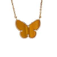 [Aethel] TIGER__ EYE BUTTERFLY NECKLACE